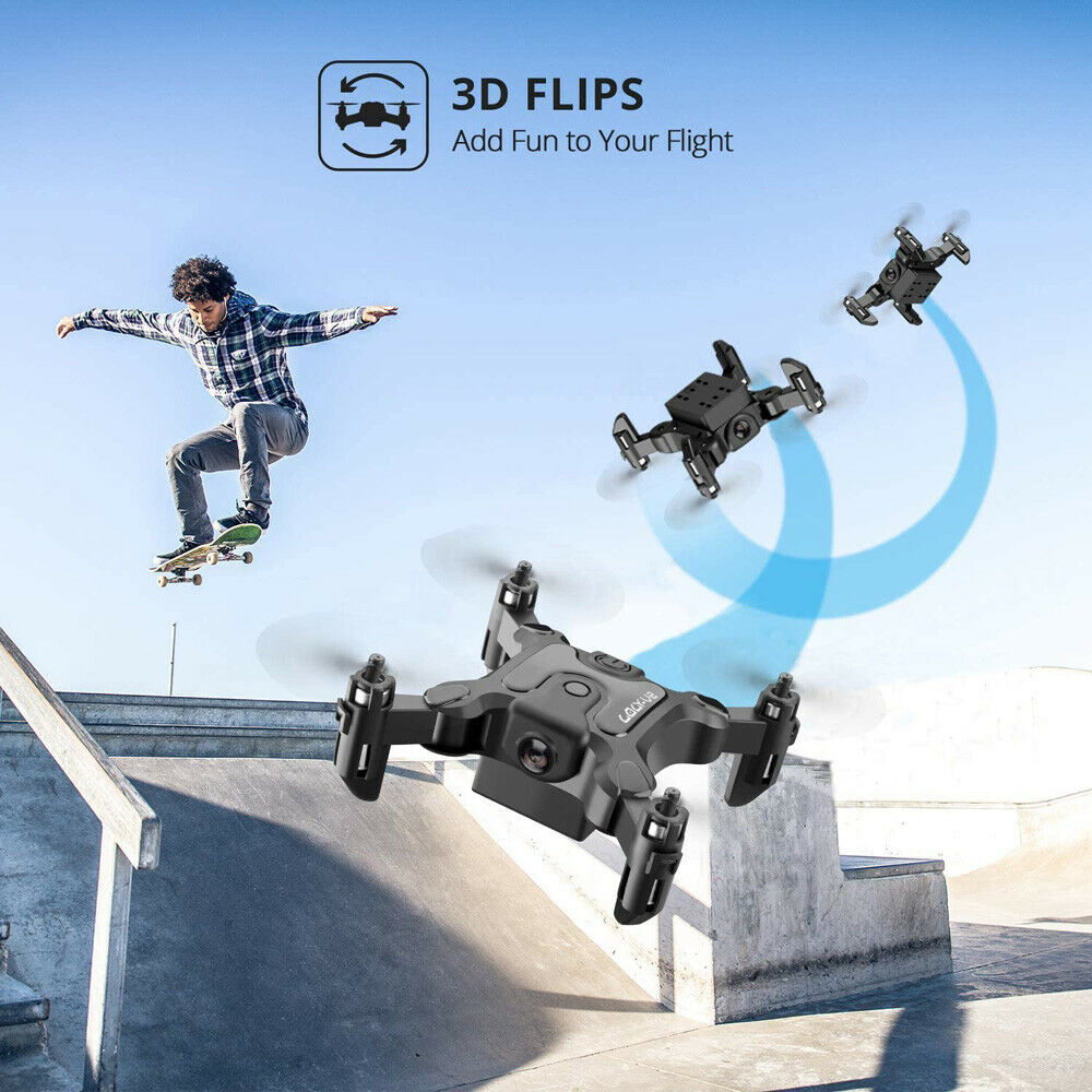 AU V2 Mini Drone Selfie WIFI FPV With HD Camera Foldable Arm RC Quadcopter Toy.
